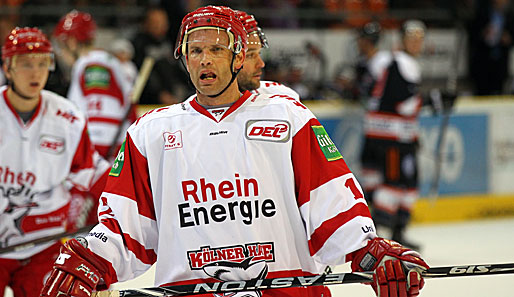 Mirko Lüdemann (v.) spielt seit 1993 für die Kölner Haie in der DEL