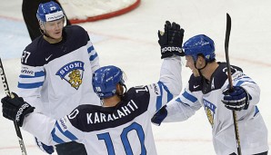 Die Finnen stehen nach der Niederlage Lettlands im Viertelfinale der WM