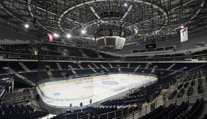 In der Minsk Arena trägt die DEB-Auswahl ihre WM-Spiele aus