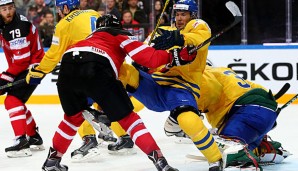 Kanada und Schweden lieferten sich ein turbulentes Spiel