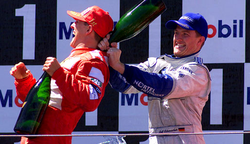 Michael Schumacher, Ralf Schumacher, Jubel, Comeback