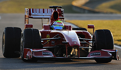 Felipe Massa beim ersten Test mit dem neuen F60