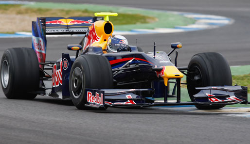 Sebastian Vettel überzeugte im Red Bull beim Test in Jerez mit der zweitschnellsten Zeit