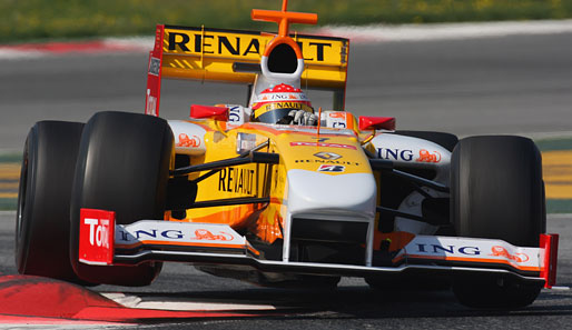 Fernando Alonso wird beim ersten Training in Melbourne zum nächsten Mal im Renault sitzen