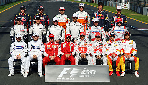 Das Fahrerfeld der Saison 2009: Inklusive Neuling Sebastien Buemi