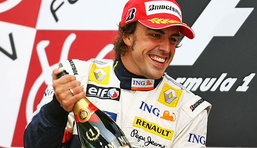 Fernando Alonso gewann in der vergangenen Saison im Renault zwei Rennen