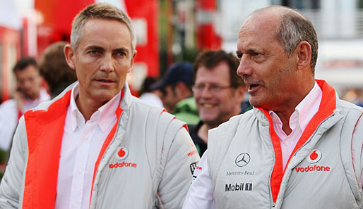 Martin Whitmarsh beerbt Ron Dennis (r.) als Teamchef bei McLaren-Mercedes