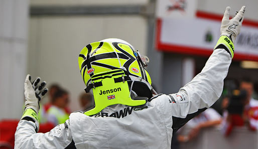 Jenson Button bejubelte in Monaco den fünften Sieg der Saison
