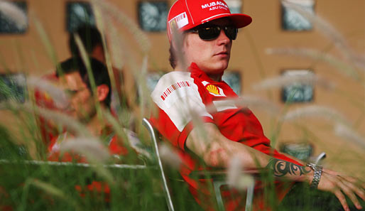 Ferrari-Pilot Kimi Räikkönen belegt mit nur drei Zählern Platz zwölf der Fahrerwertung