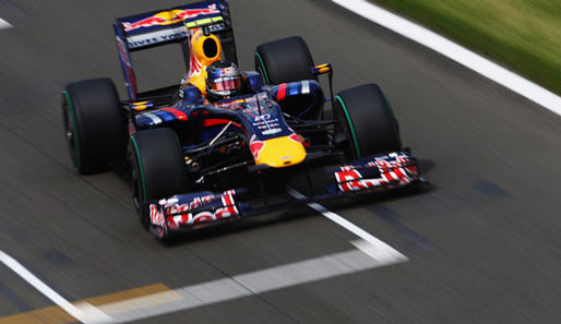 Red-Bull-Pilot Sebastian Vettel fuhr zum dritten Mal in dieser Saison auf die Pole