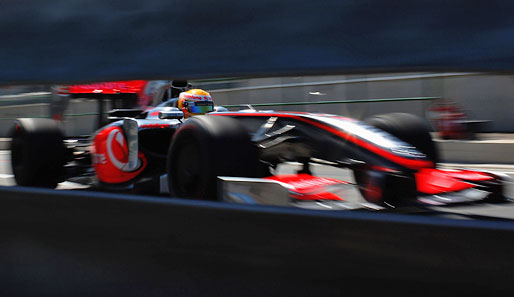 Lewis Hamilton war im dritten Training vier Zehntel schneller als Heidfeld