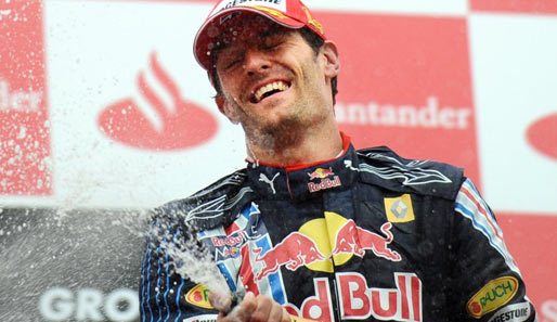 Nach 131 Rennen feierte Mark Webber seinen ersten Formel-1-Sieg