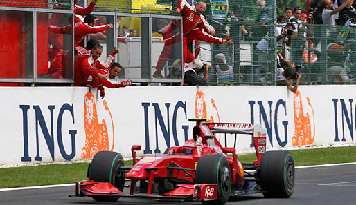 Kimi Räikkönen gewann schon zum vierten Mal in seiner Karriere in Spa