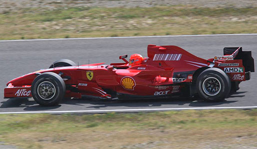 Michael Schumacher testete in Mugelo unter Ausschluss der Öffentlichkeit. Fotos gab es trotzdem