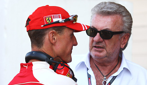Willi Weber (r.) war bis 2006 auch der Manager von Michaels Bruder: Ralf Schumacher