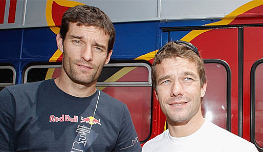 Sebastian Loeb (r.) war von 2004 bis 2008 fünf Mal in Folge Rallye-Weltmeister