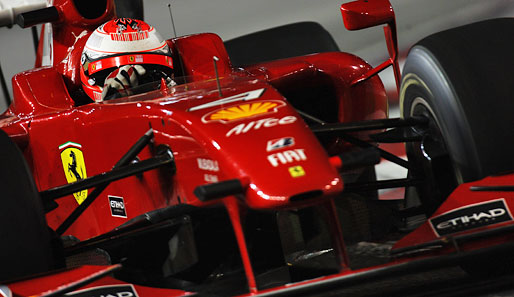 Kimi Räikkönen belegte in Singapur als bester Ferrari-Pilot nur Platz zehn