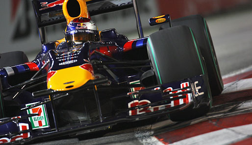 Sebastian Vettel musste seinen letzten Angriff auf die Pole-Position abbrechen