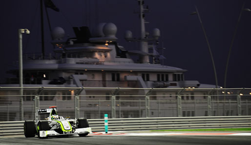Formel-1-Weltmeister Jenson Button in Abu Dhabi