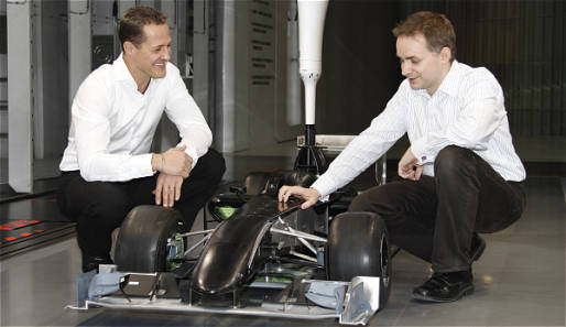 Michael Schumacher wird Anfang Februar zum ersten Mal den neuen Mercedes testen