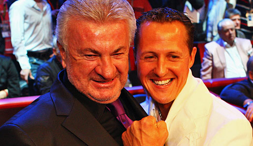 Willi Weber (l.) und Michael Schumacher feierten sieben WM-Titel in der Formel 1