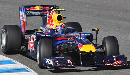Mark Webber spulte im Red Bull 115 Runden ab