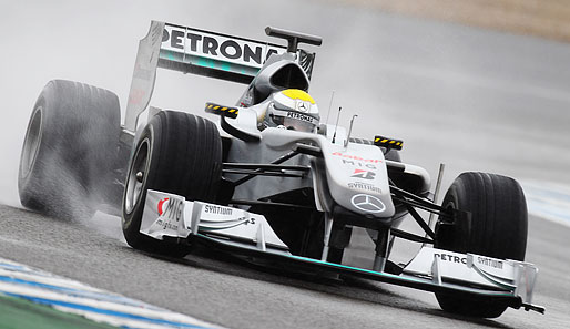 Nico Rosberg musste seinen Mercedes fünf Minuten vor Ende der Session abstellen