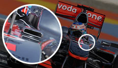 Der umstrittene Schnorchel am McLaren