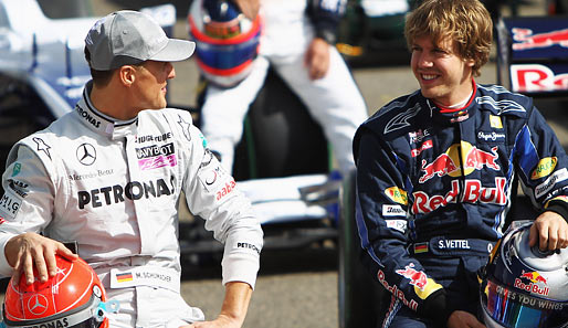 Michael Schumacher und Sebastian Vettel haben zusammen nur 21 WM-Punkte auf dem Konto
