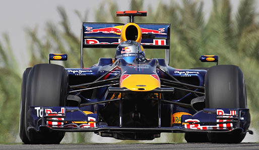 Sebastian Vettel rettete seinen Red Bull in Bahrain auf Platz vier ins Ziel