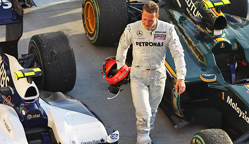 Michael Schumacher absolvierte beim Bahrain-GP das erste Formel-1-Rennen seit Brasilien 2006