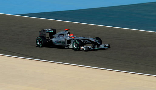 Mercedes-Pilot Michael Schumacher freut sich auf den Grand Prix in Melbourne