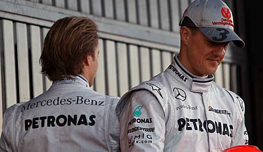 Nico Rosberg (l.) wechselte nach vier Jahren bei Williams zu Mercedes GP