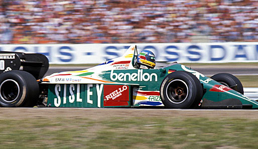 Gerhard Berger im Benetton B186 mit mehr als 1000 PS