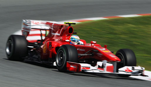 Fernando Alonso kam im Qualifying in Spanien nur auf Rang vier