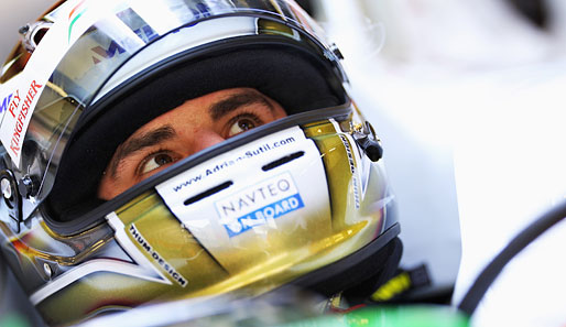 Adrian Sutil belegte im letztebn Rennen in Monaco den achten Platz