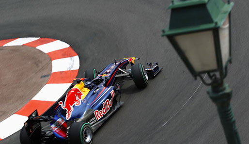 Sebastian Vettel startet in Monaco von Rang drei aus ins Rennen