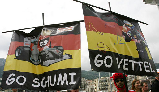 Michael Schumacher und Sebastian Vettel sind die Zugpferde bei den deutschen Fans