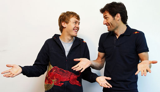 Mit der Aussprache zwischen Sebastian Vettel (l.) und Mark Webber ist der Crash abgehakt