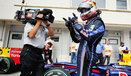 Sebastian Vettel steht zum vierten Mal in Folge auf der Pole-Position