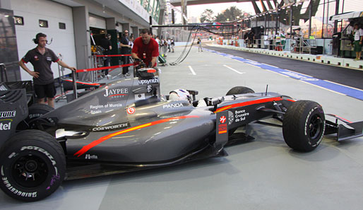 Christian Klien startete seine Formel-1-Karriere 2004 beim Jaguar-Team