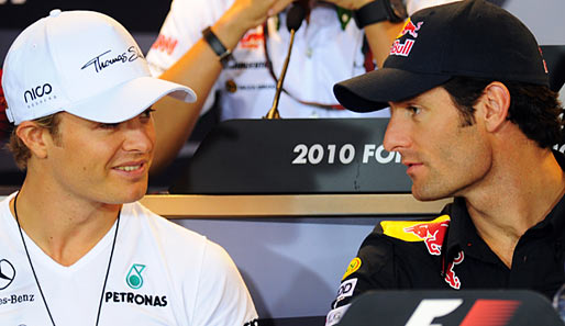 Nico Rosberg und Mark Webber kennen sich aus ihrer gemeinsamen Zeit bei Williams sehr gut