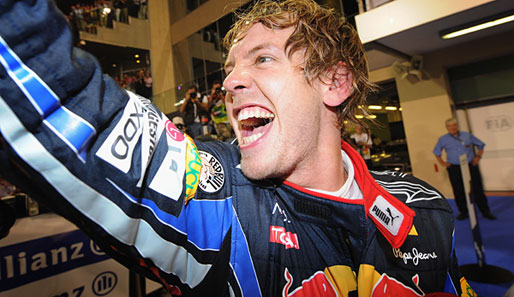 Sebastian Vettel hat in Abu Dhabi seine fünften Saisonsieg gefeiert