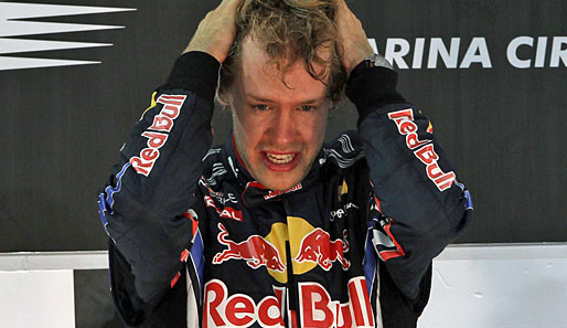 Red-Bull-Pilot Sebastian Vettel ließ nach dem WM-Sieg seinen Gefühlen freien Lauf