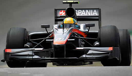 Bruno Senna feierte in der letzten Saison sein Debüt für Hispania in der Formel 1