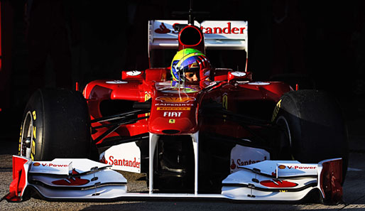 Felipe Massa fuhr bei den Testfahrten in Barcelona Wochenbestzeit