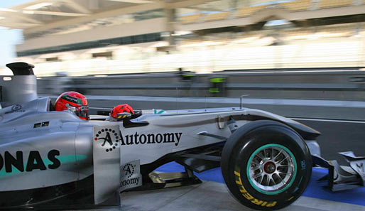 Michael Schumacher sollten die neuen Pirelli-Reifen entgegen kommen
