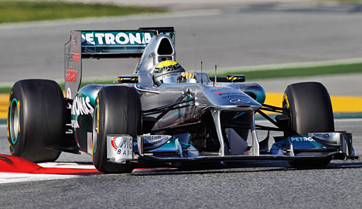 Nico Rosberg fuhr am dritten Tag der Tests in Barcelona Bestzeit
