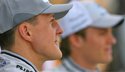 Michael Schumacher tritt im zweiten Jahr im Teamduell bei Mercedes gegen Nico Rosberg an