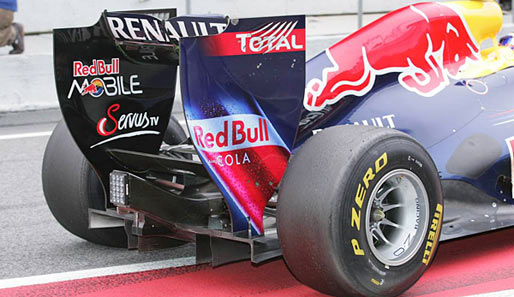 Das ist der Heckflügel des neuen Red Bull von Sebastian Vettel
